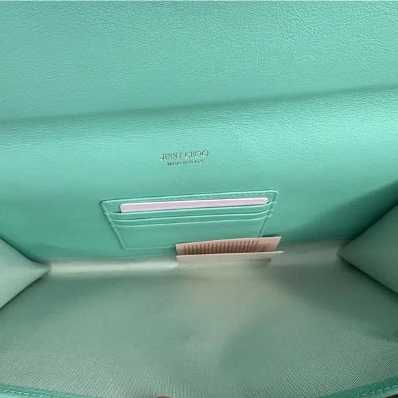 Jimmy Choo Aqua Leather Wallet, perfect condition/never worn. - Picture 8 of 10
